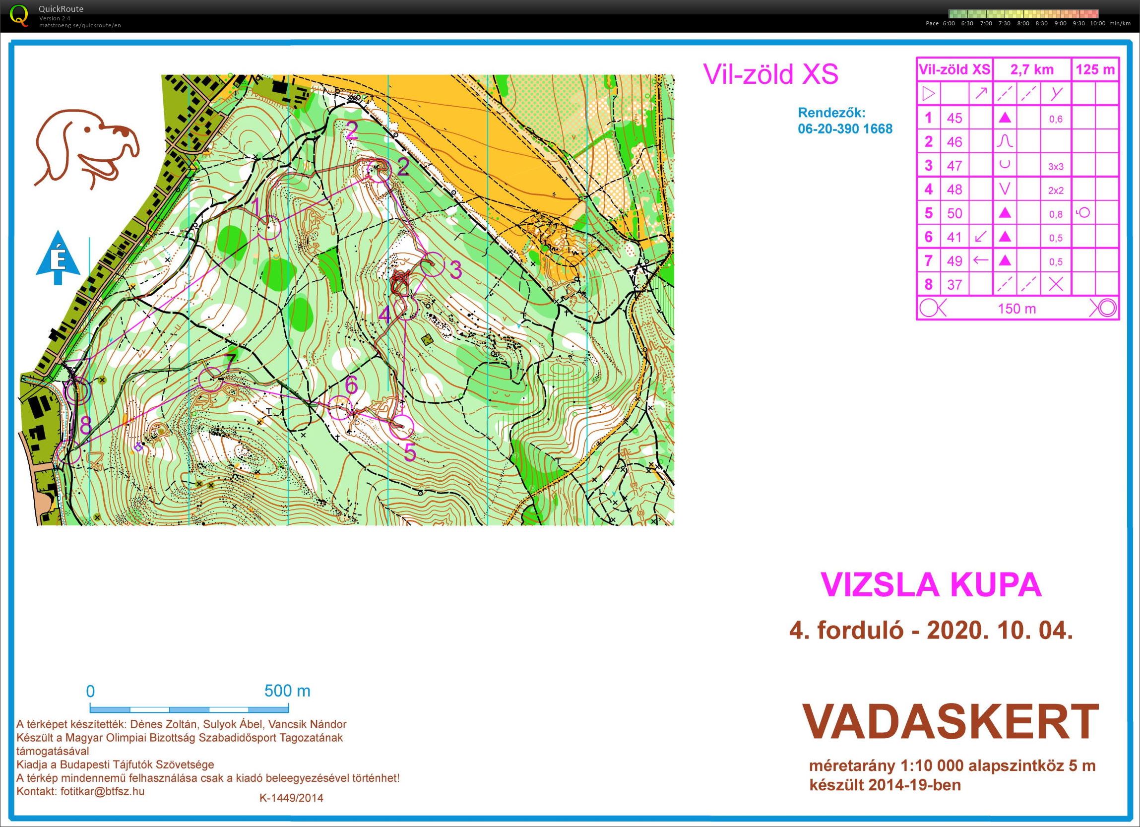 Vizsla kupa (XS) (04/10/2020)